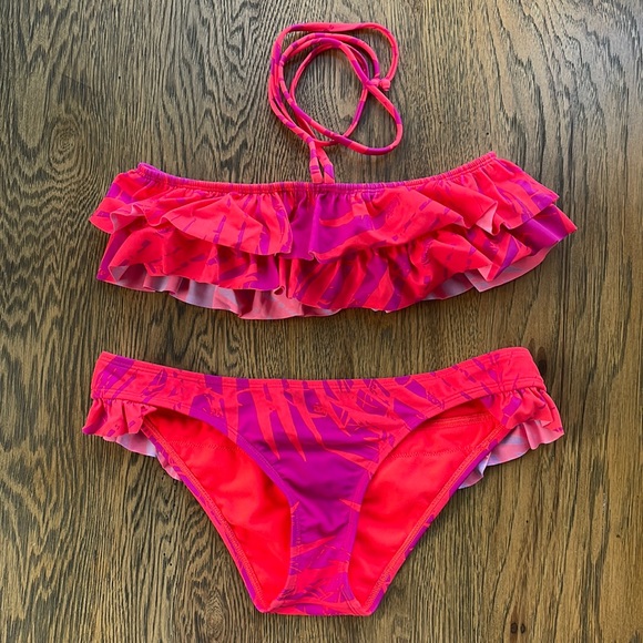 Roxy Swim Roxy Ruffle Bikini Poshmark